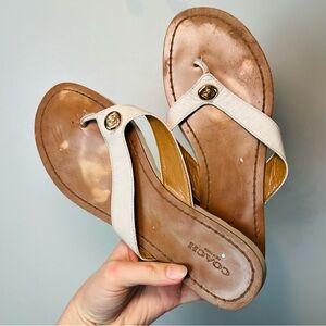 Coach Shelly Leather Flip Flops 7